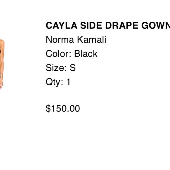 REVOLVE: WORN ONCE, NORMA KAMALI GOWN - Picture 2 of 4